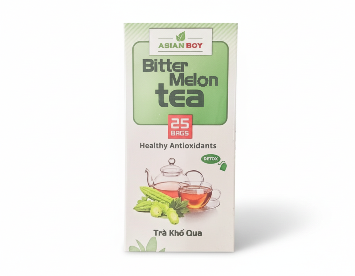 Asian Boy Bitter Melon Tea