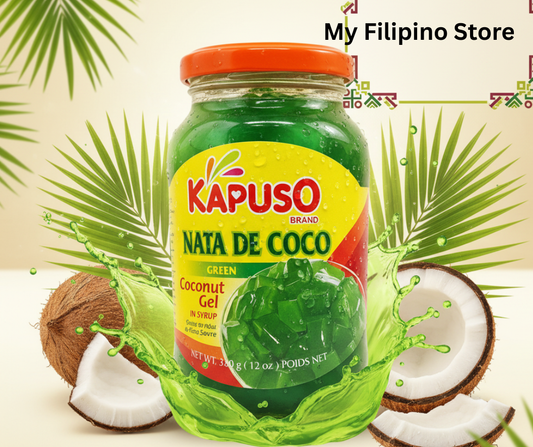Jar of Kapuso Nata de Coco greeen