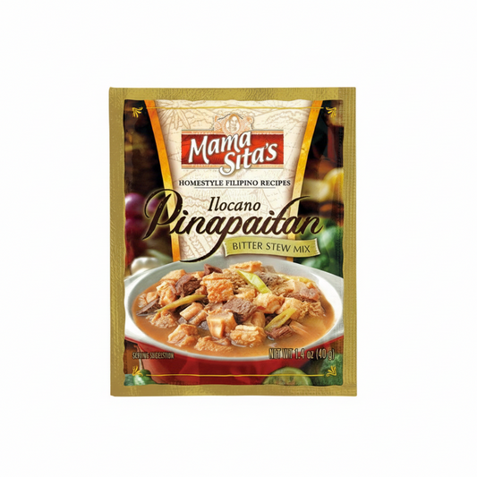 Mama Sita's Ilocano Pinapaitan stew mix packet on a white background