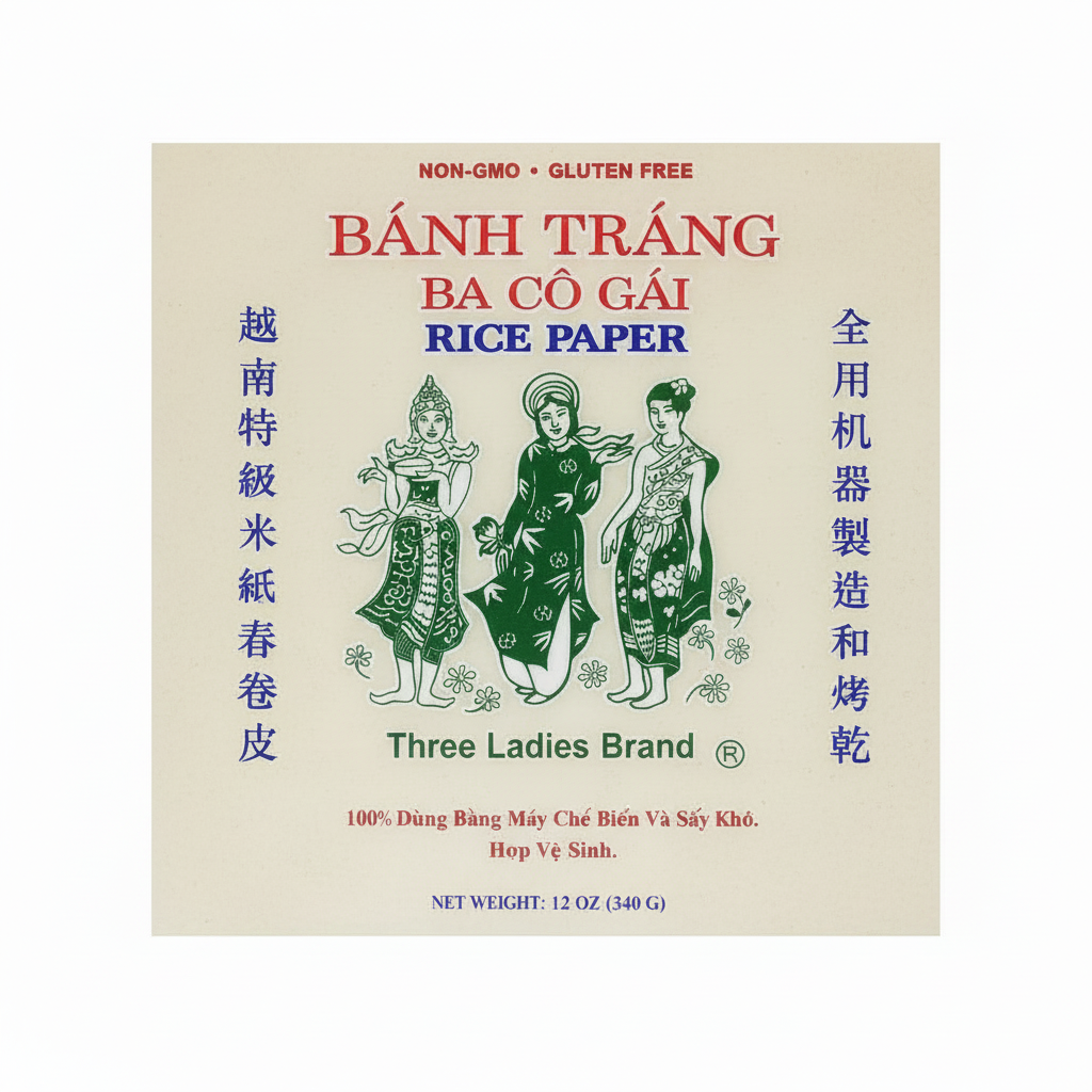 Rice Paper Square (Banh Trang Viet Nam)