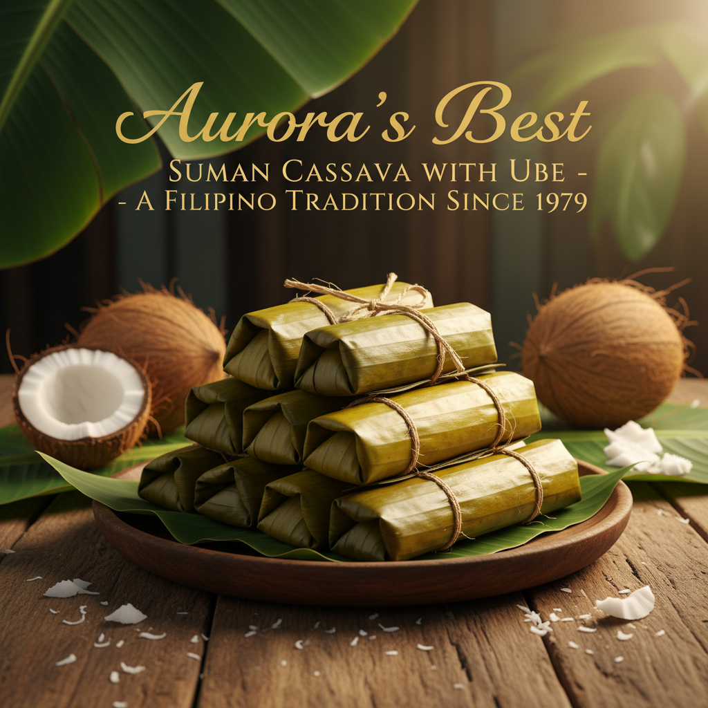 Suman Cassava with Ube