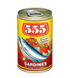 555 Sardines Red Hot & Spicy 155g