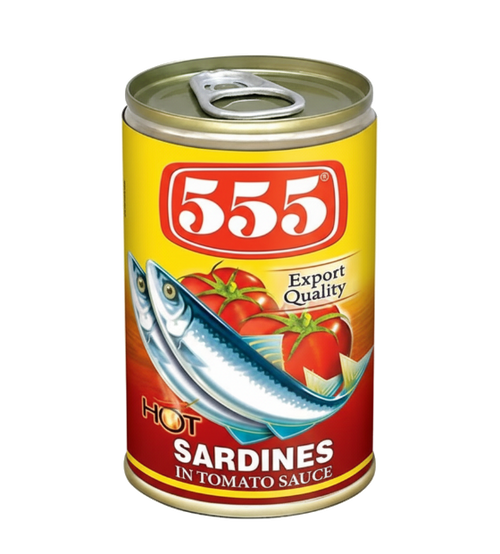 555 Sardines Red Hot & Spicy 155g