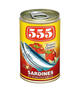 555 Sardines Red Hot & Spicy 155g