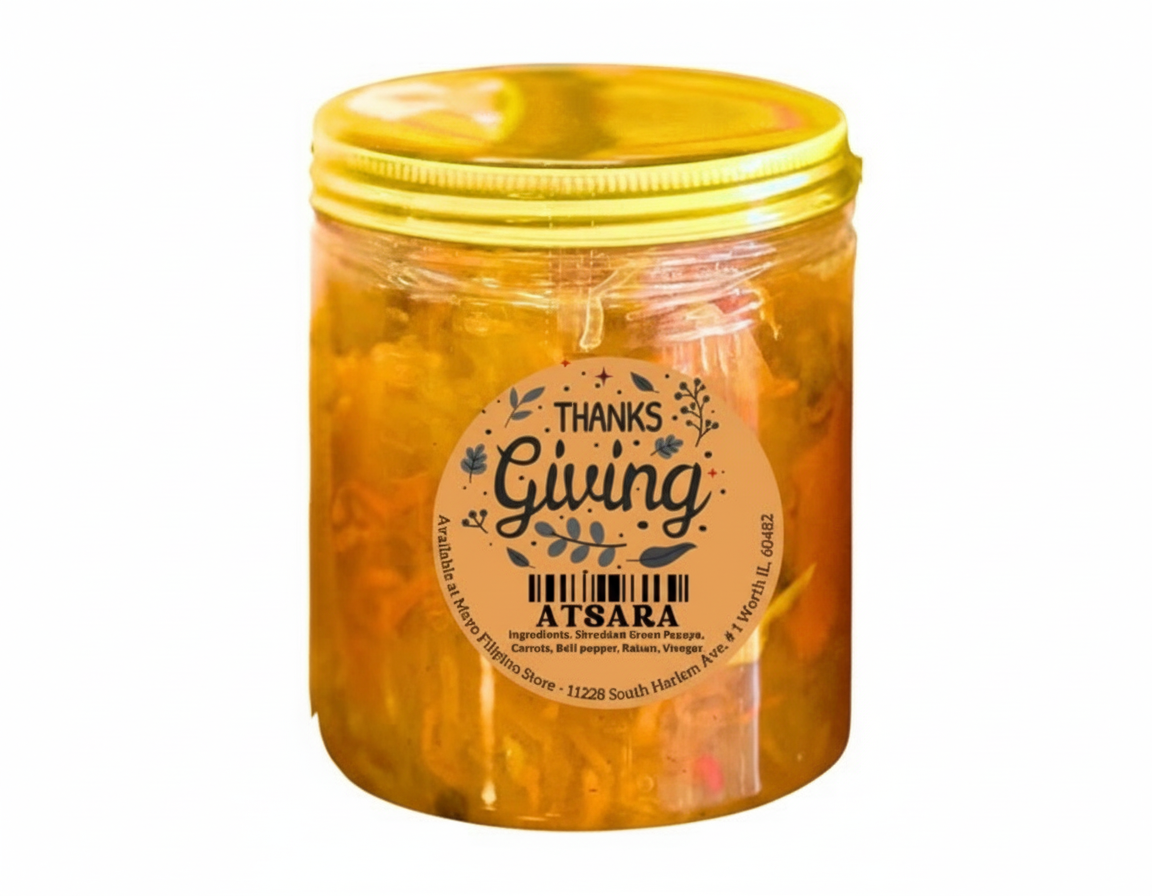 Aurora's Best Filipino Atsara in a Jar 680g Thanks Giving Gift Ideas