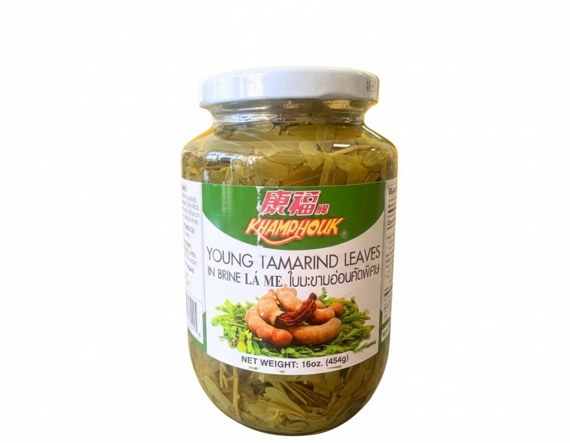 Pickled Young Tamarind Leaves