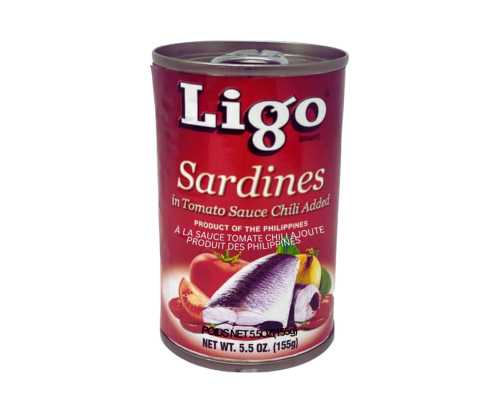 Ligo Sardines in Tomato Sauce Chili Added 155g