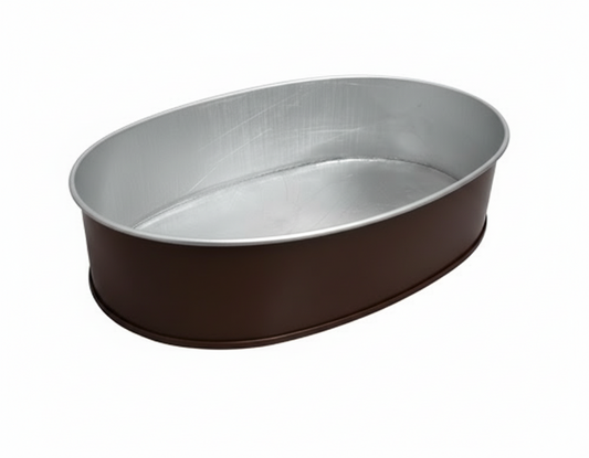 Metallic oval-shaped basin on a white background with 'Mayo Filipino Store' logo.