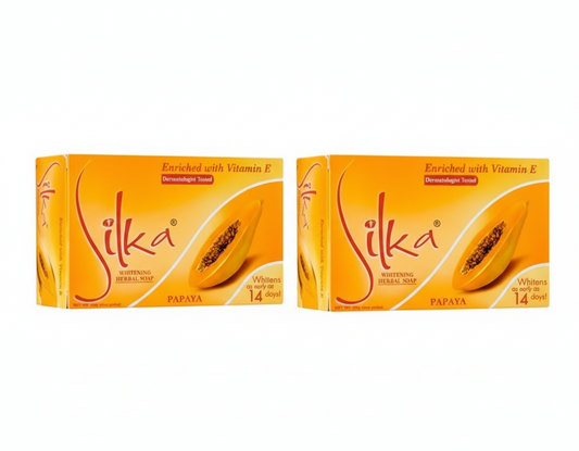 Silka Papaya Soap (Orange) 135g