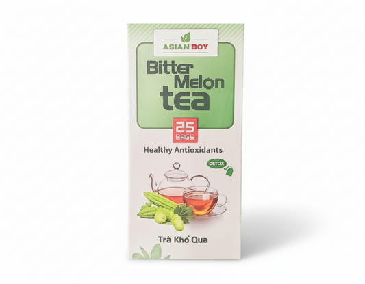 Asian Boy Bitter Melon Tea
