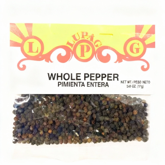 Lupag Whole Black Pepper Pimienta Entera 17g