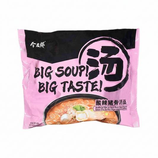 Big Soup Big Taste Hot & Sour Pork JinMailang Individual Pack 138g