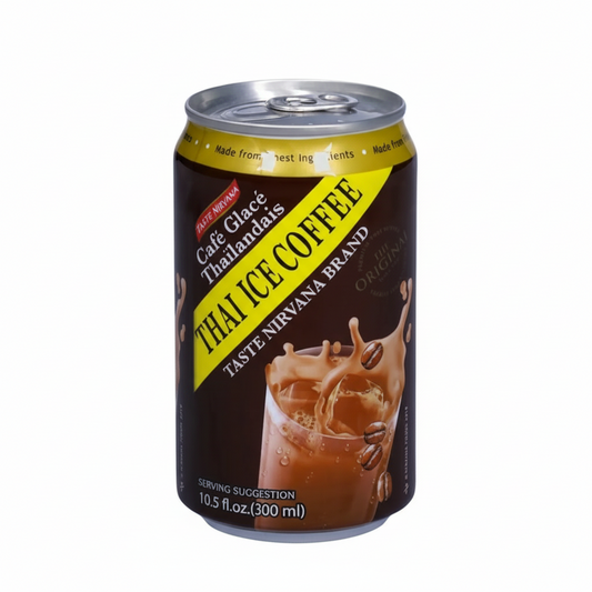 Can of Thai Ice Coffee with a white background