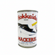Can of Hokkaido Brand Mackerel in Oil with Salt Added on a white background