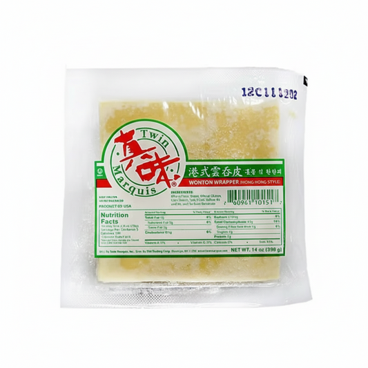 Marquis Wonton Wrapper package with brand logo on a white background