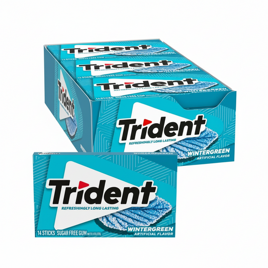 Trident White Wintergreen Sugar Free Gum