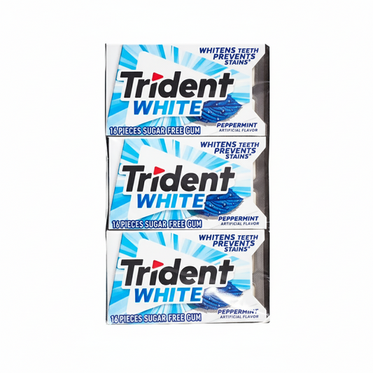 Trident White Peppermint Sugar Free Gum