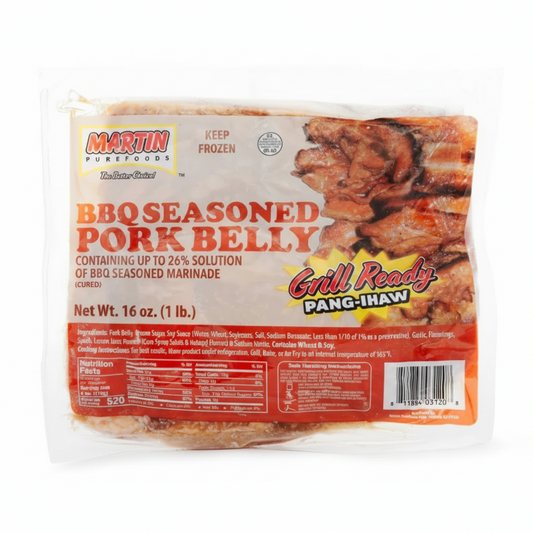 BBQ Pork Seasoned Bork Belly 16oz