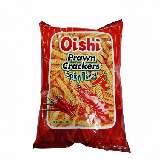 Oishi Prawn Crackers Spicy Big 90g