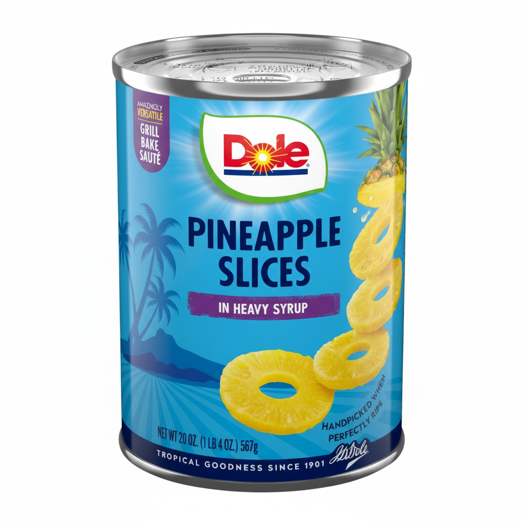 Dole Pineapple Slices in Heavy Syrup 256g