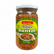 Jar of Gulay na Santol with a green label on a white background