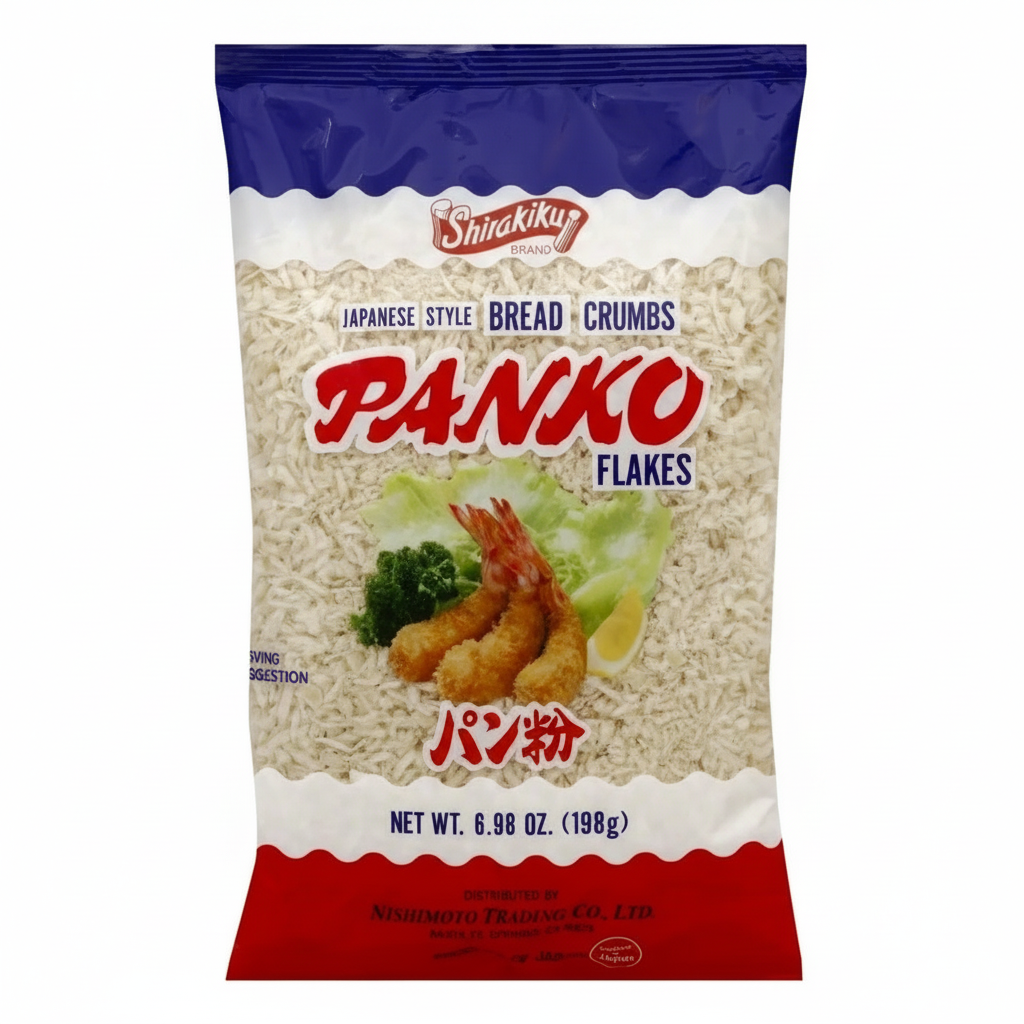 Shirakiku Panko Flakes packaging on a white background