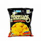 Bag of Granny Goose Tortillos corn snacks with branding on a white background