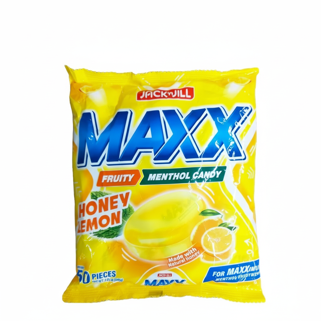 Jackn'Jill Maxx Fruity Menthol Candy Honey Lemon 50 pcs