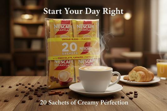 Nescafe Creamy Latte 20 Sachet Complete Coffee Mix 400g
