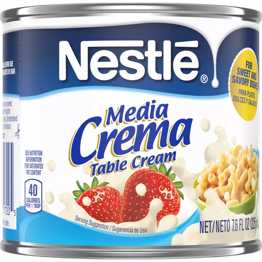 Nestle Media Crema 7.6oz 230ml