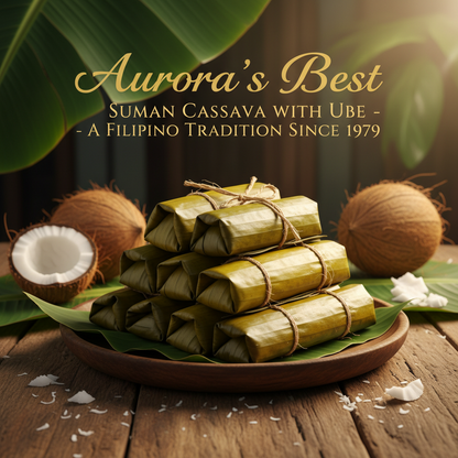 Suman Cassava with Ube 