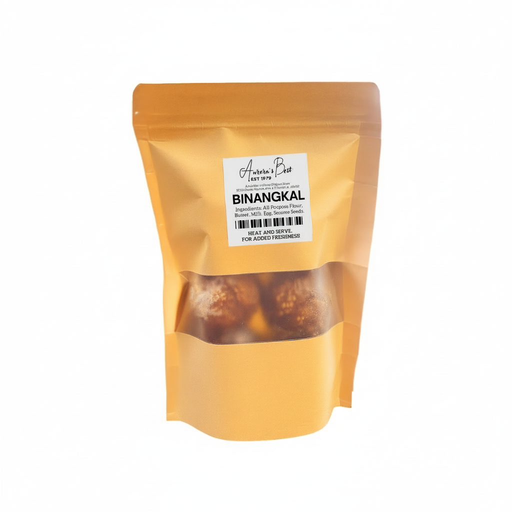 Yellow packaging of 'BINANGKAL' with a visible brand logo on a white background