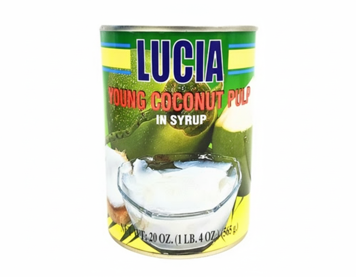 Lucia Young Coconut Pulp In Syrup - 20oz - 565g