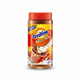 Ovaltine Premium chocolate drink mix jar on a white background