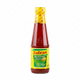 Bottle of Jufran Banana Sauce on a white background