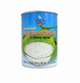 Can of TAS Young Coconut Stripped in Heavy Syrup on a white background