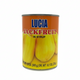 Can of Lucia Jackfruit in Syrup on a white background