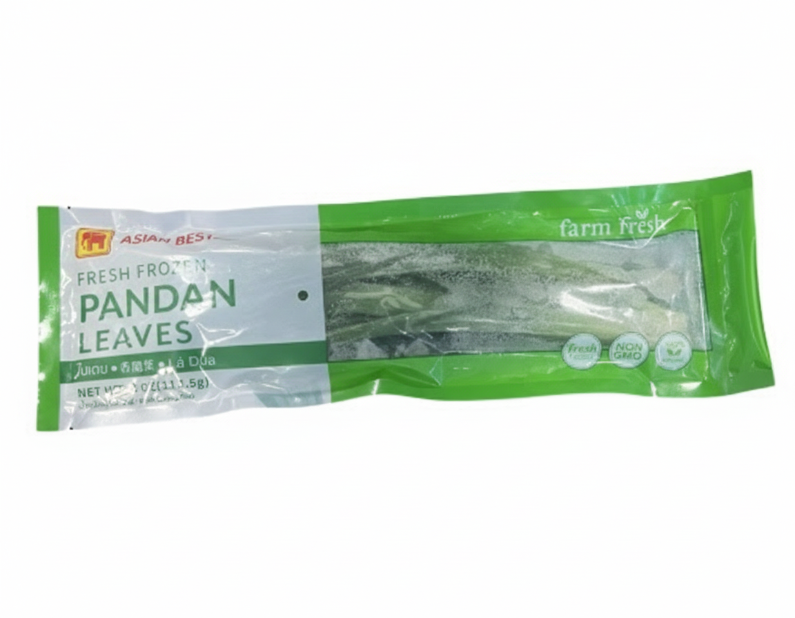 Asian Best Fresh Frozen Pandan Leaves 4oz